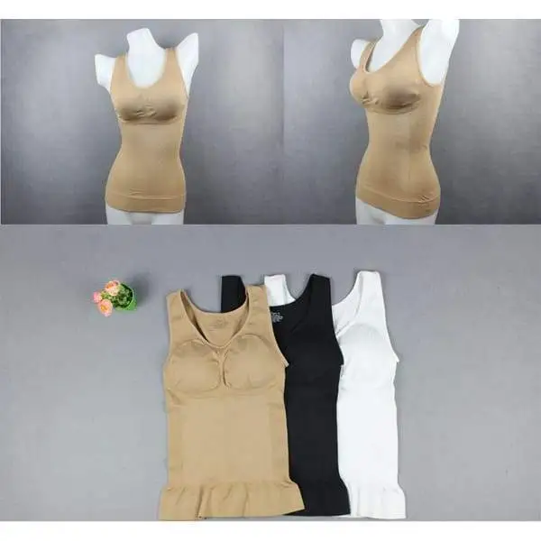 Slimming Tank Top With Built In Bra