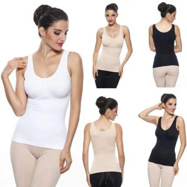 Slimming Tank Top With Built In Bra