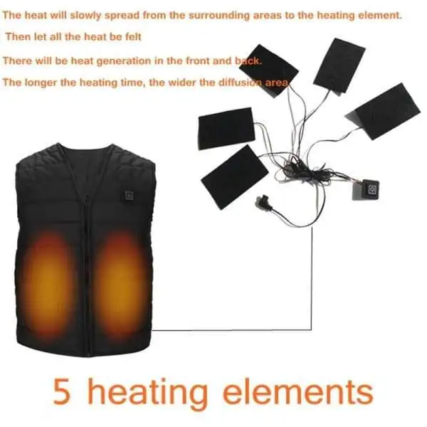 Smart Heating Cotton Vest