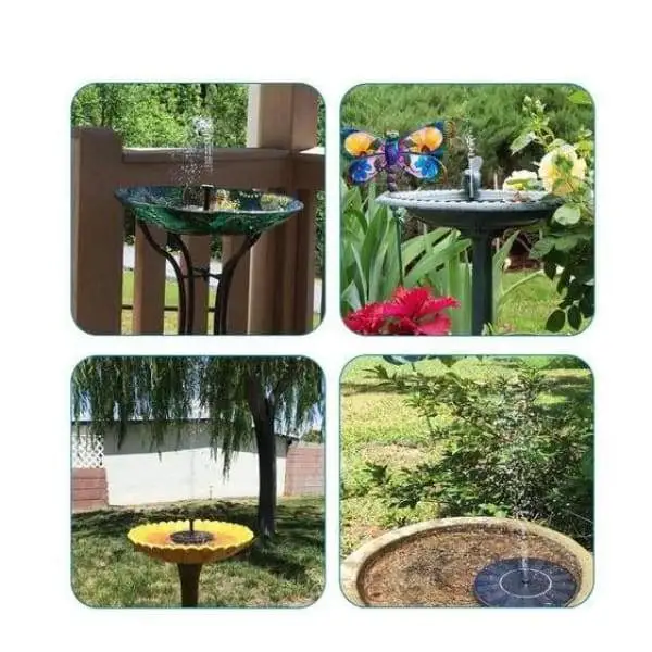 Solar Bird Bath Fountain