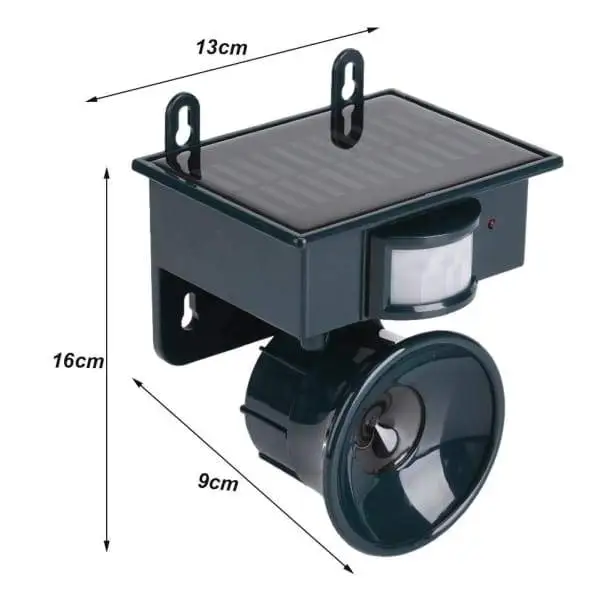 Solar Powered PIR Motion Sensor Bird Chaser