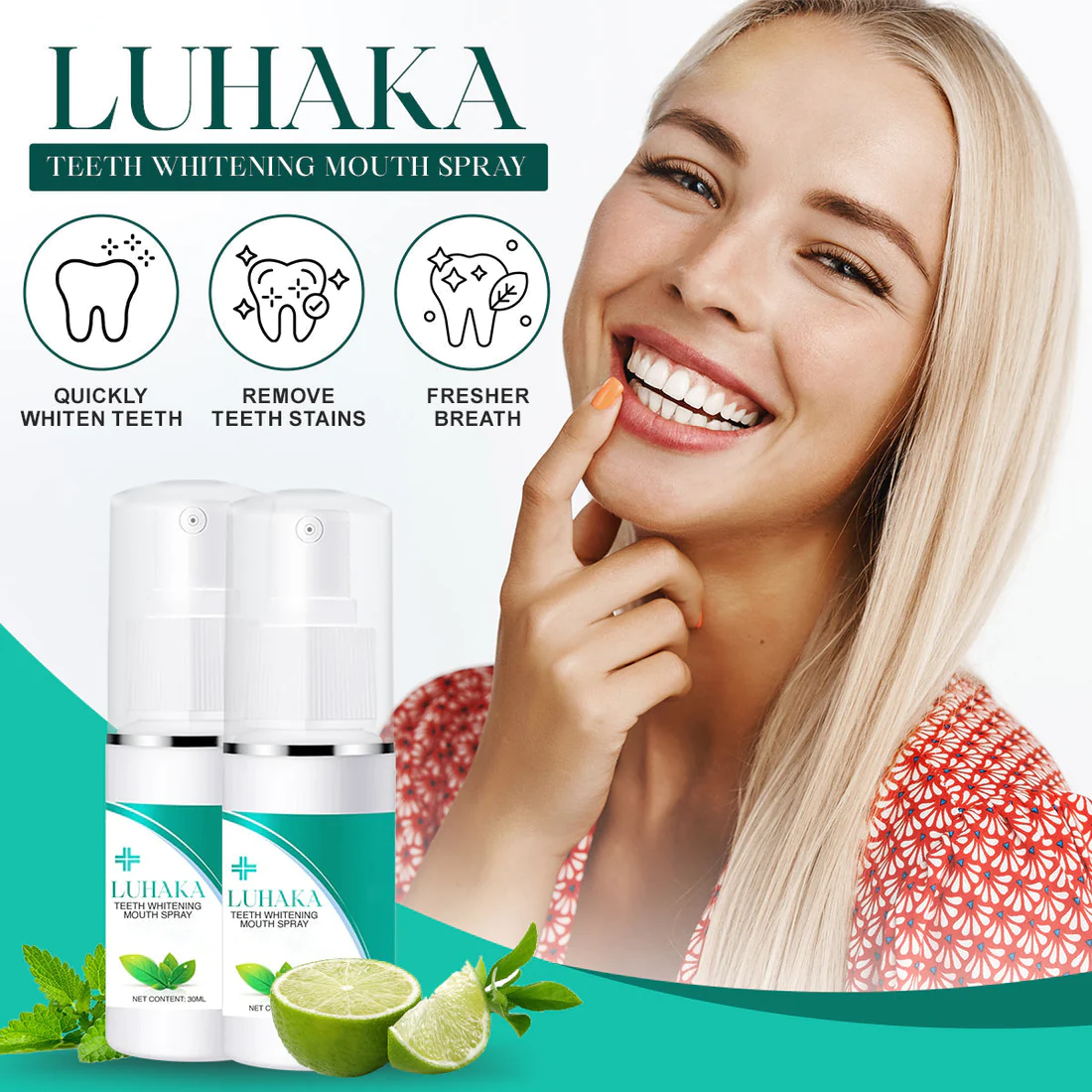 Luhaka Teeth Whitening Mouth Spray