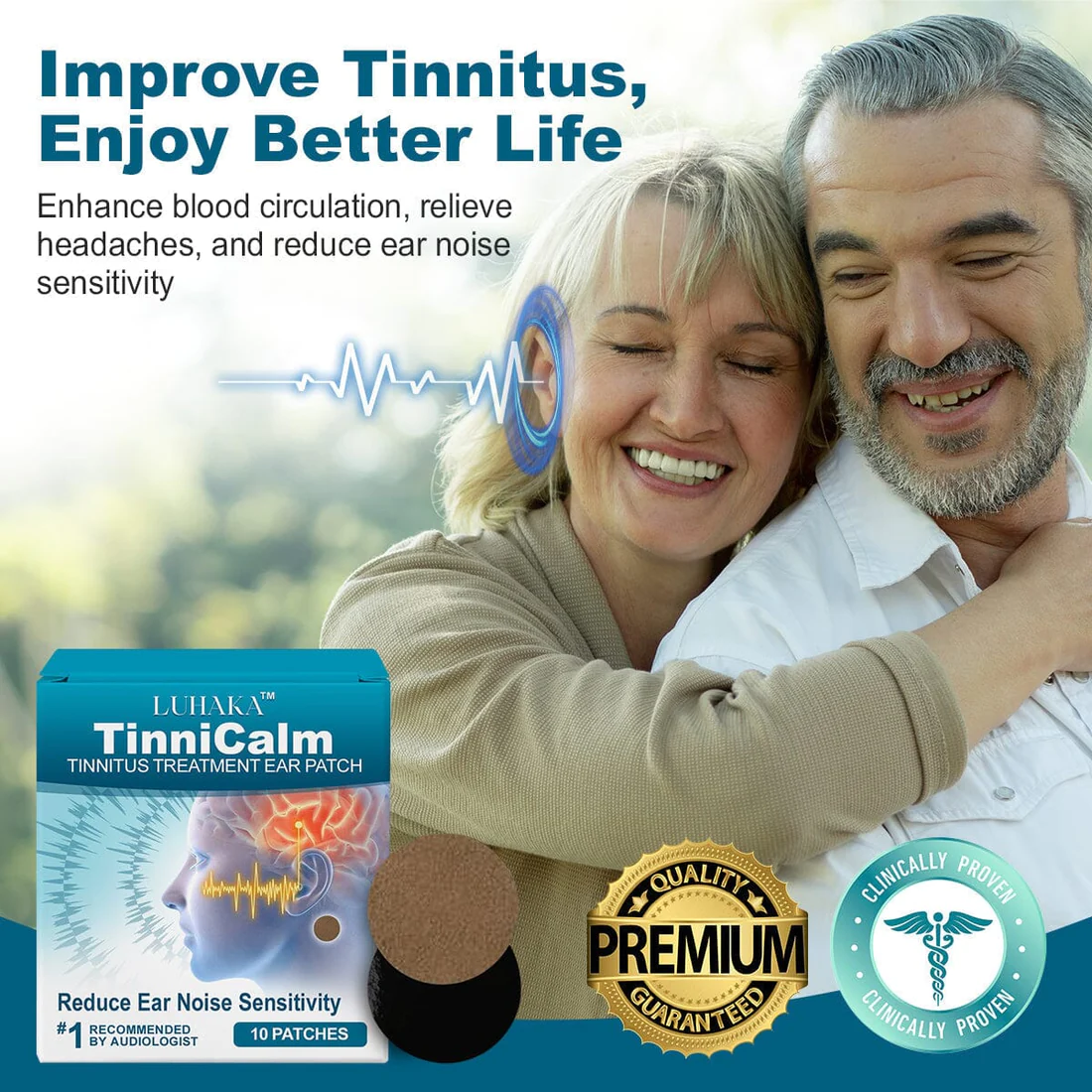 Luhaka TinniCalm Tinnitus Treatment Ear Patch