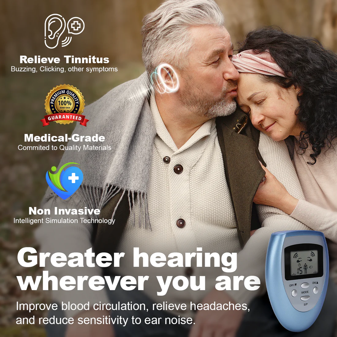 Luhaka AuraPulse Tinnitus Relief EMS Pads