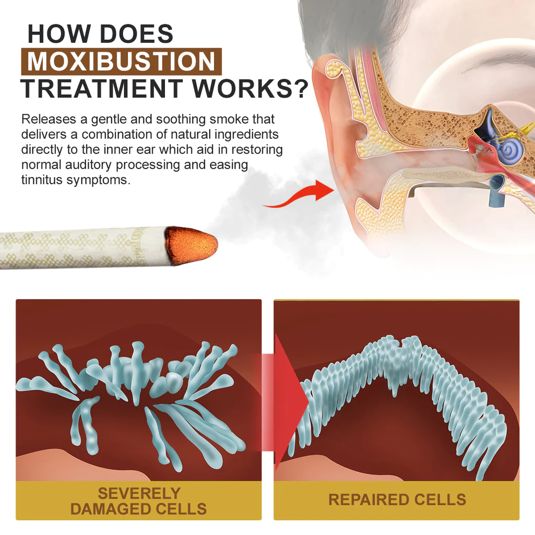 Luhaka Tinnitus Relief Moxastick