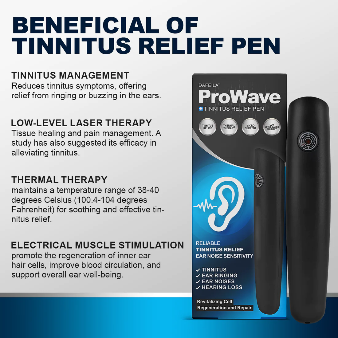 Dafeila ProWave Tinnitus Relief Therapy Pen