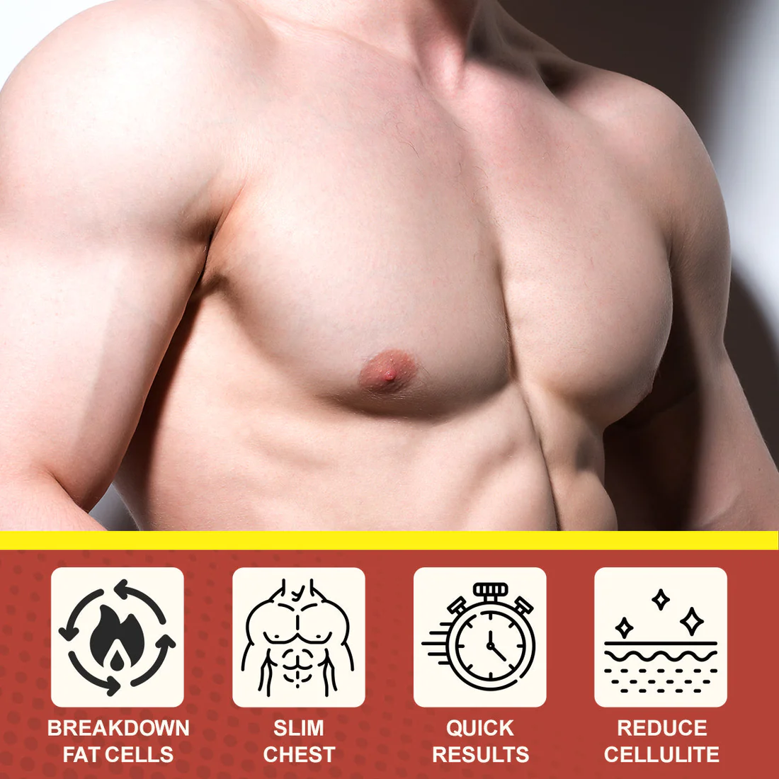 Oveallgo TurmericMax Gynecomastia Chest Compress Patch