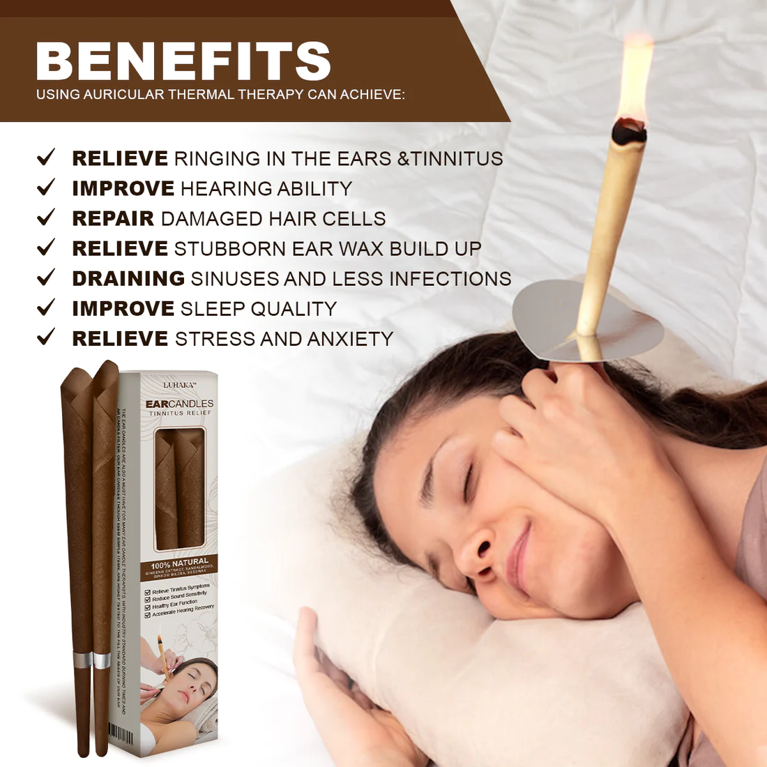 Luhaka EarCandles Tinnitus Relief