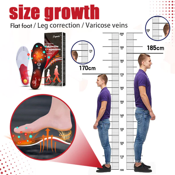 Sugoola Far Infrared Height-Boosting Insoles