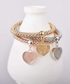 Tree Of Life Heart Edition Crystal Bracelets