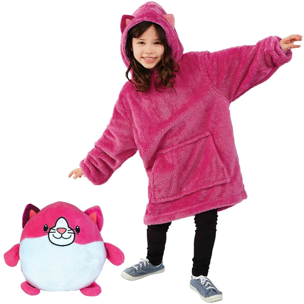 Ultra-Soft Animal Plush Toy & Hoodie