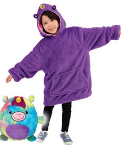 Ultra-Soft Animal Plush Toy & Hoodie