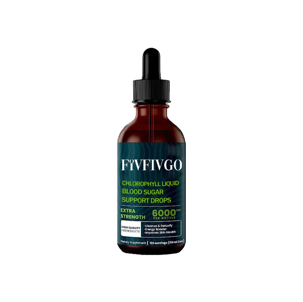 Juenow Chlorophyll Liquid Natural Detox and Blood Sugar Support Drops