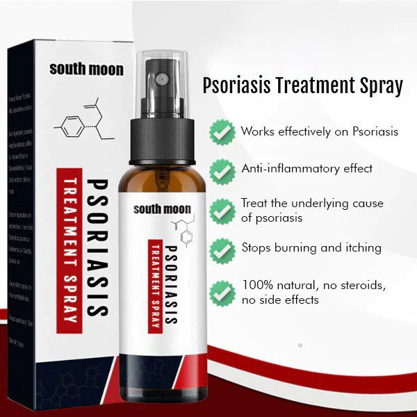 South Moon Moisturizing Psoriasis Spray with Multi-symptom, Fragrance + Color Free , 1.5 Fl Oz